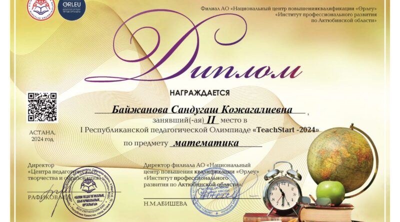 Мұғалімдердің жетістіктері/ Достижения учителей